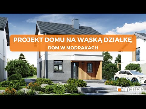 Dom w modrakach – Dom do 70m2 powierzchni zabudowy I ARCHON+ Projekty Domów