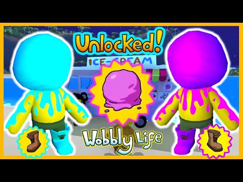 MEGA ICE CREAM SCOOP HAS SECRET in NEW WOBBLY LIFE UPDATE
