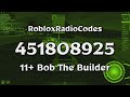 Bob The Builder Roblox Radio Codes IDs