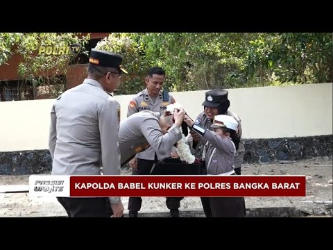 PRESISI UPDATE : KAPOLDA BABEL KUNKER KE POLRES BANGKA BARAT 21/08/2024 08.00