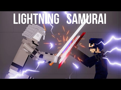 Lightning Samurai vs Avenger - People Playground 1.21.3