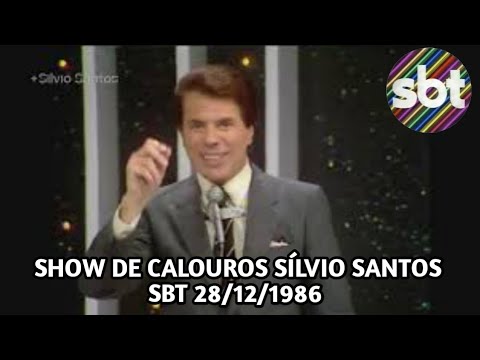 SHOW DE CALOUROS SÍLVIO SANTOS SBT 28/12/1986 @SBThistoriaano1980