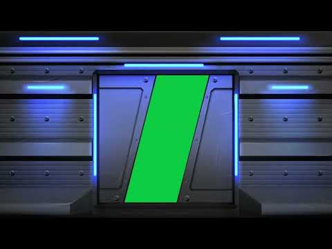 Spaceship Door Opening / Closing | Green Screen [FREE USE]