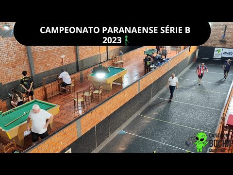 Campeonato Paranaense de bocha//Série B - Renascença Pr - SEMIFINAL - LENNON E ANTONIO X CI E JEAN