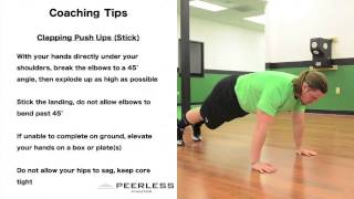 112. Clapping Push Ups (Stick)