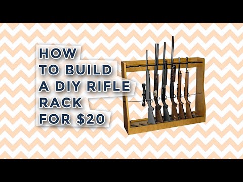 How to Build a DIY Rifle Rack for $20