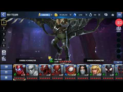 Shadowland Solo T2 Vulture (Spider-Man Homecoming) vs Destroyer Boss Floor 24 Marvel Future Fight
