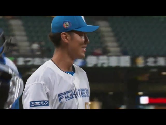 【7回表】支配下登録後の初登板!! ファイターズ・福島蓮 自慢の直球で連続三振!!  2024年3月14日 北海道日本ハムファイターズ 対 広島東洋カープ