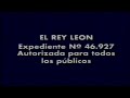 EL REY LEÓN THE LION KING 1994 Inicio VHS España Escena Inicial
