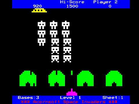 Model A Invaders Bbc Micro