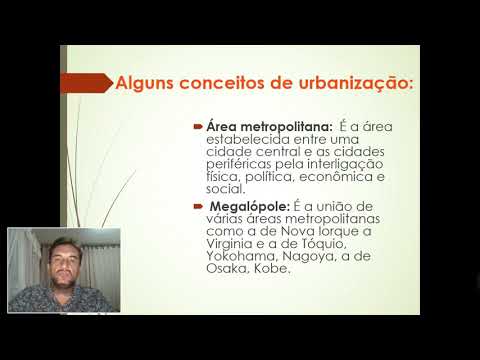 Urbanização   Conceitos básicos