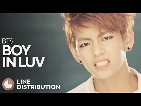 BTS - Boy In Luv (Line Distribution)