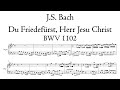 J.S. Bach - Du Friedefürst, Herr Jesu Christ, BWV 1102 - Engler organ, Krzeszów, Hauptwerk
