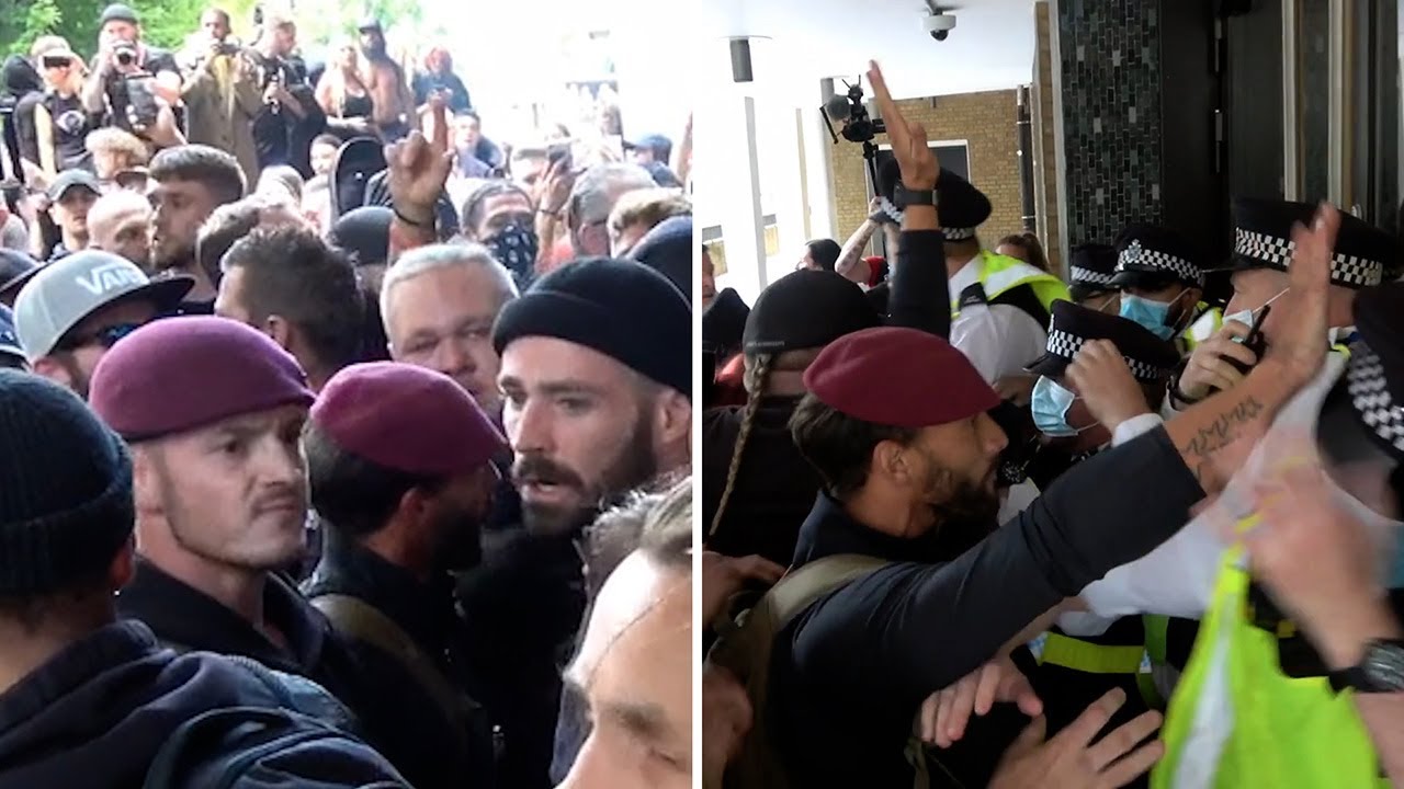 Parachute Regiment veterans reported to police over anti-vax protest at old BBC headquarters - Vimarsana News