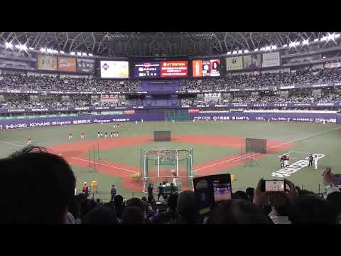 経営学科 大谷翔平のこれだけで球場来る価値あり！試合前打撃練習。センターへの超大飛球2本。2023年3月7日侍ジャパン対オリックス＠京セラドーム