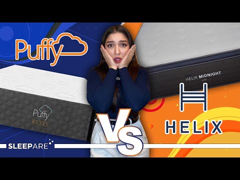 Puffy Royal VS Helix Midnight Luxe Mattress Review & Comparison 2024