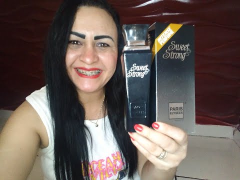 Perfume Sweet & Strong Paris Elysees Contratipo do Importado hum te revelo no vídeo