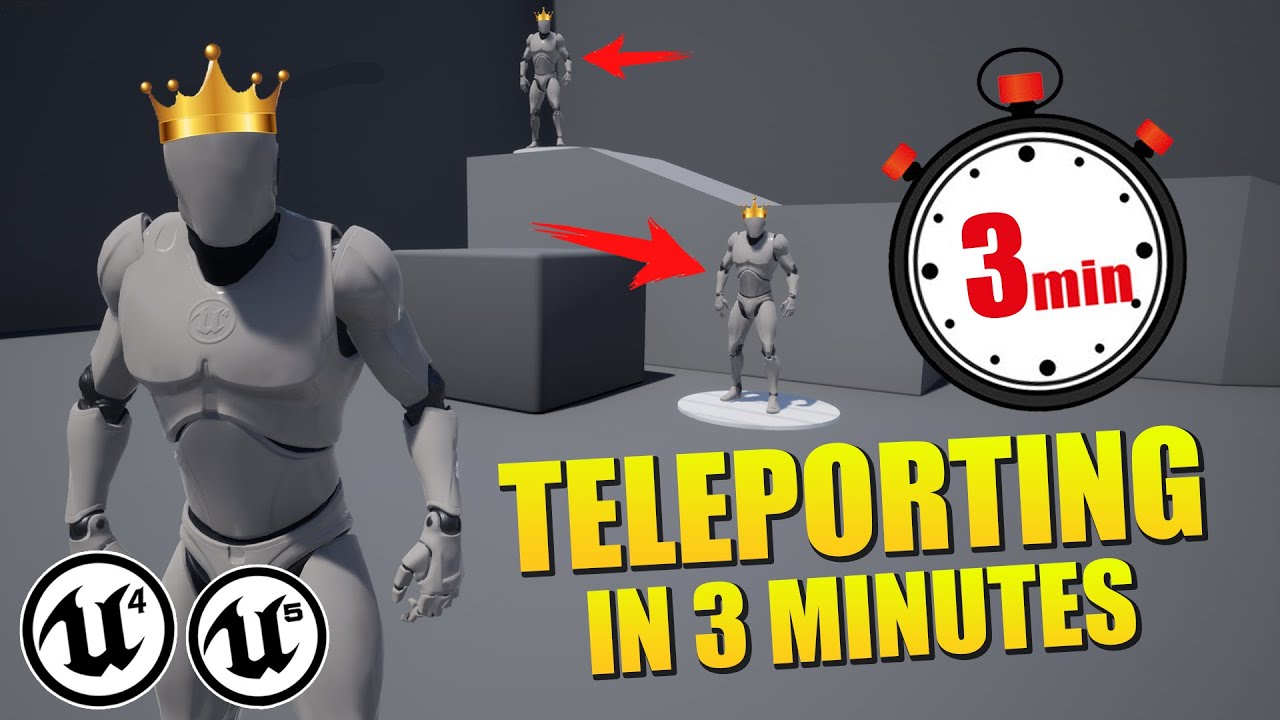 Unreal Engine - Teleporting Players & Objects (Tutorial)