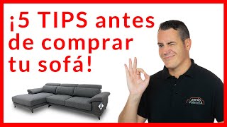 ¡¡ 5 TIPS antes de comprar un sofá !! ✅