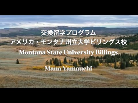 交換留学（モンタナ州立大学ビリングス校）紹介動画
