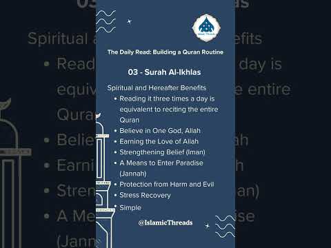 Recite This 3x: Equals reading a Quran! (Surah Al-Ikhlas Daily Read)
