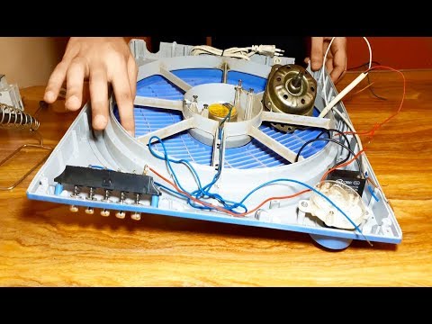 ربط اسلاك دائرة مروحة بوكس سرعات مع التايمر وموجه الهواء ومفاتيح التشغيل