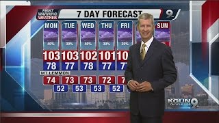 Cuyler Diggs KGUN9 First Warning Forecast for Sunday, June 28, 2015