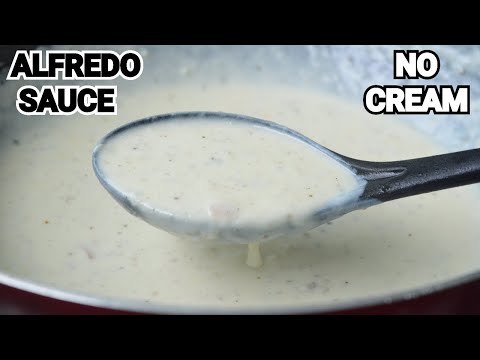 ALFREDO SAUCE WITHOUT CREAM by (YES I CAN COOK)