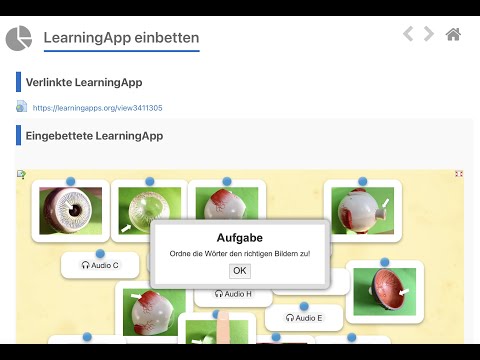 LearningApps in Moodle einfügen