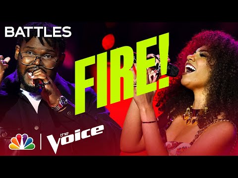 Justin Aaron vs. Destiny Leigh on Mary J. Blige's "No More Drama" | The Voice Battles 2022