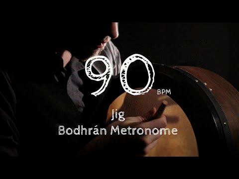Jig 90 bpm | Bodhrán Metronome | Learn Irish Music