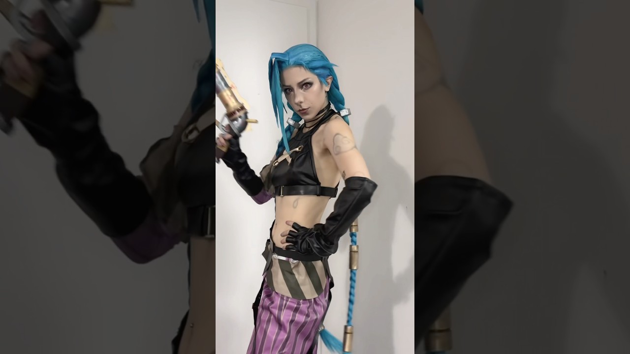 Final jinx cosplay💙#arcane#jinx #arcanecosplay #jinxcosplay