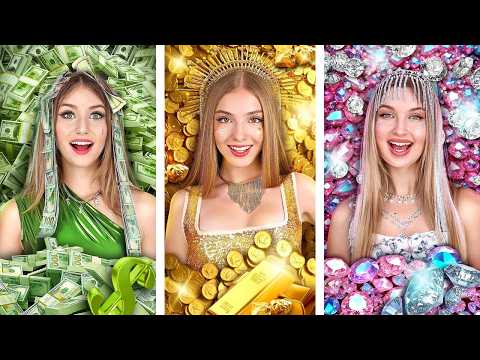 Adotamos Trigêmeas! Menina Ouro vs Menina Dólar vs Menina Diamante