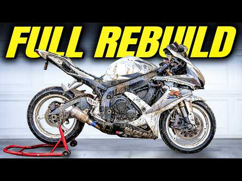 FULL BUILD // I Turned this ABUSED 2008 GSXR600 into a DREAM BIKE