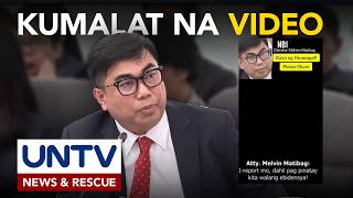 Kumalat na video vs NBI Director Matibag, resulta umano ng kanyang pagdalo sa Kamara 