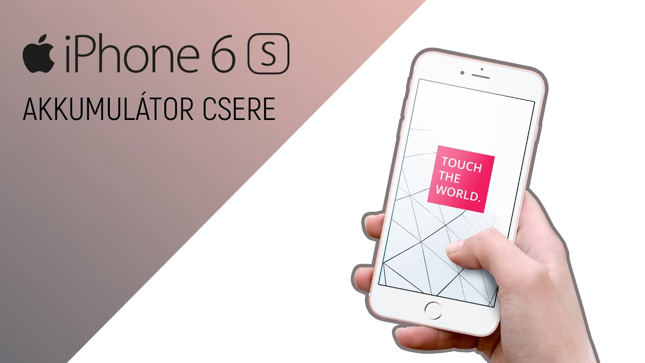 Apple iPhone 6S akkumulátor csere