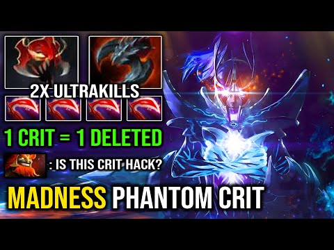 LIFESTEAL PHANTOM Unreal Madness Damage 1 Satanic Crit = Max HP with 2x UltraKills Deleted Axe DotA