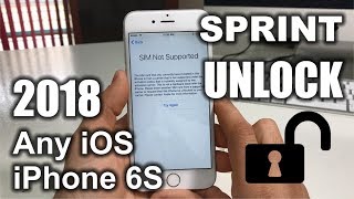 How To Unlock iPhone 6S From Sprint to Any Carrier