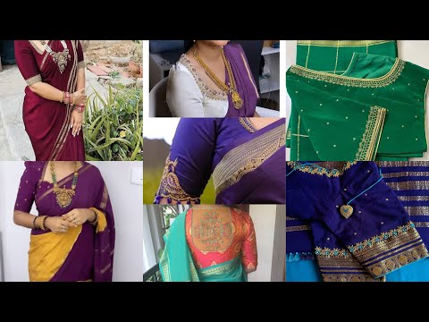 stunning mysore silk saree with blouse designs #2025 #9791873401 #fashion #mysoresilk