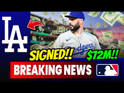 BREAKING!! $72 million contract!! You can celebrate!! LATEST NEWS LA DODGERS