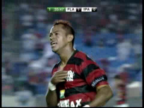 Flamengo 1 x 0 Ipatinga Brasileirão 2008 Marcelinho Paraiba