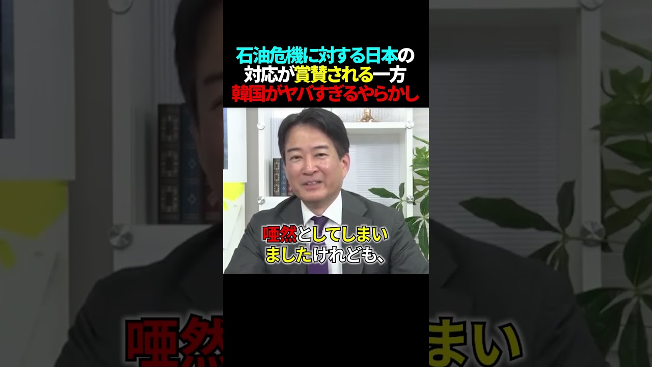 報道されない韓国のヤバすぎるやらかし… #世界情勢 #石油危機 #高市政権 #自民党 #高市早苗 #韓国 #日本 #shorts