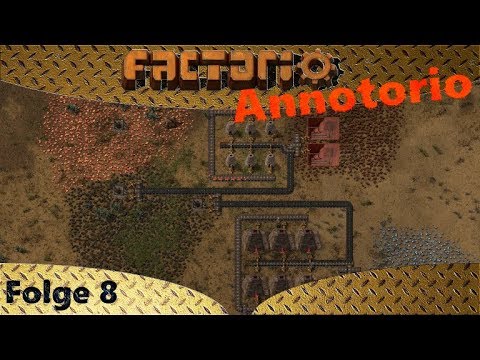 Factorio - Annotorio - Eisen und Keramik - Let's Play 8 - Deutsch - German