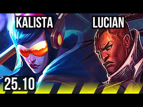 KALISTA & Renata Glasc vs LUCIAN & Nami (ADC) | Rank 29 | BR Challenger | 25.10
