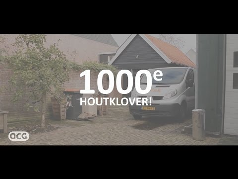 ACG® Houtklovers – 1000e machine bij leer- en werkbedrijf de Enk in Lemelerveld