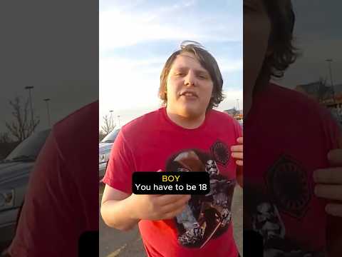 Teens try to negotiate with biker #biker