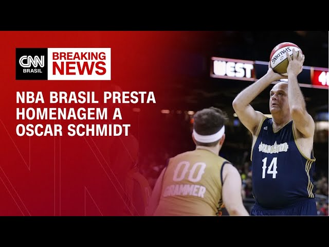 Oscar Schmidt é uma lenda eterna do basquete brasileiro, diz NBA Brasil | CNN 360º