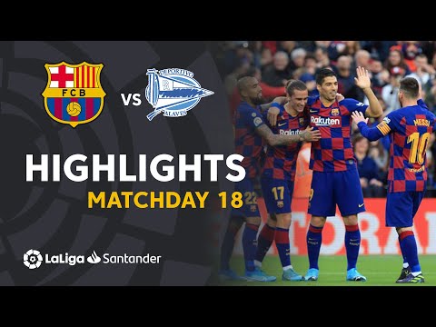 Highlights FC Barcelona vs Deportivo Alavés (4-1)