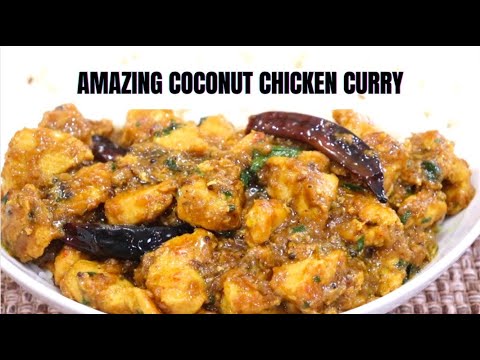 Amazing Coconut Chicken Curry ready in 10 minutes | Boneless Chicken Curry Recipe