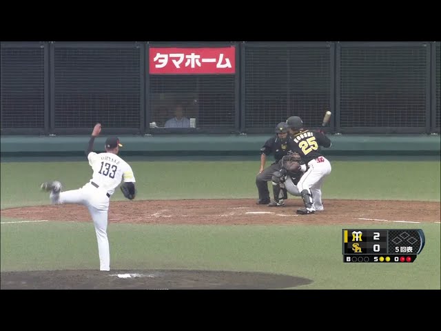 【ファーム】ホークス育成ルーキー・大竹 緊急登板も3回無失点!! 2018/5/1 H-T(ファーム)